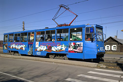 Усолье Сибирское, праздничный трамвай